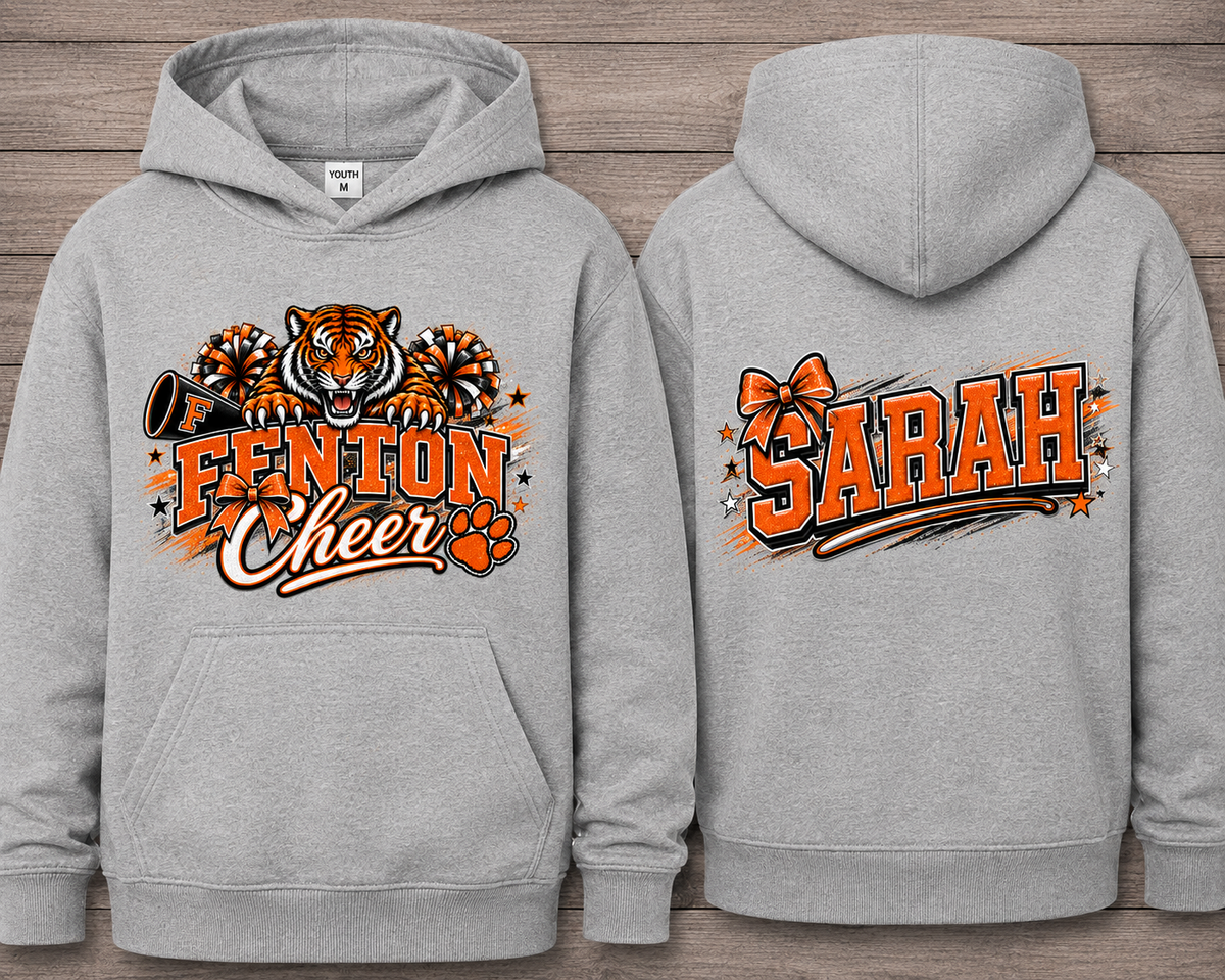 Fenton Cheer Spirit Wear | Gildan Softstyle T-Shirt, Crewneck Sweatshirt or Hoodie