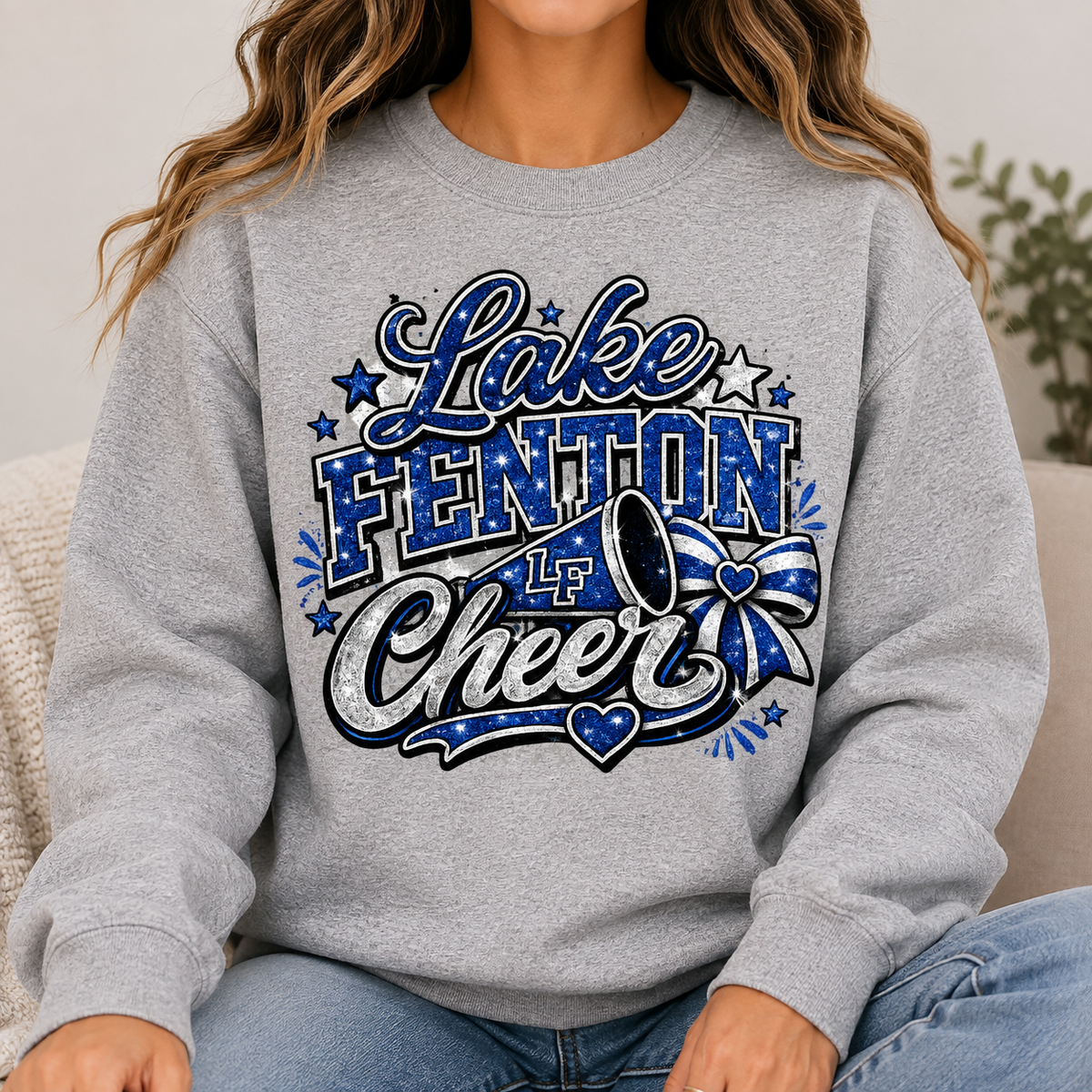 Lake Fenton Cheer & Football Spirit Wear | Gildan Softstyle T-Shirt, Crewneck Sweatshirt or Hoodie