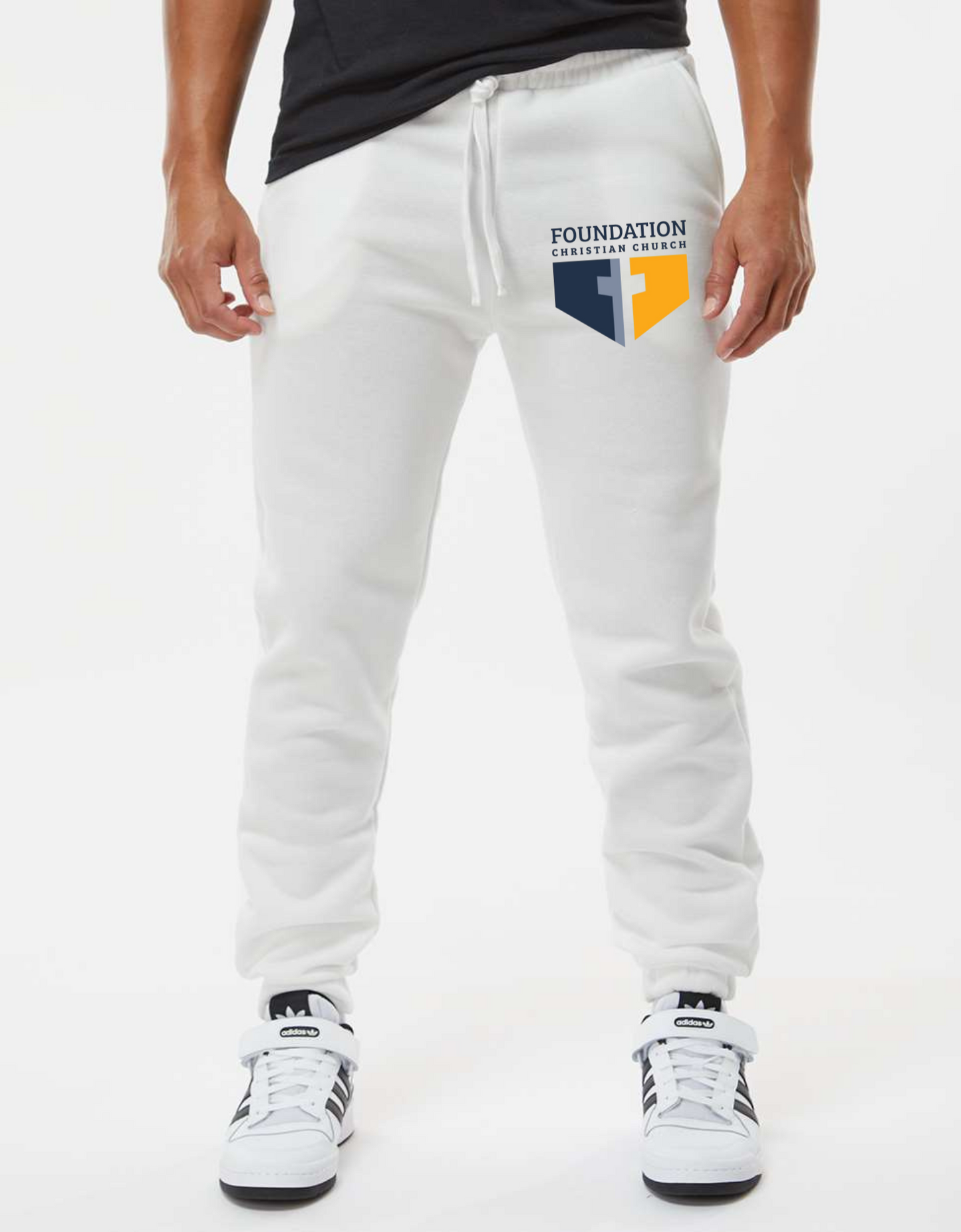 Foundation Chirstian Church Burnside Fleece Joggers Adult Sizes XS-3X