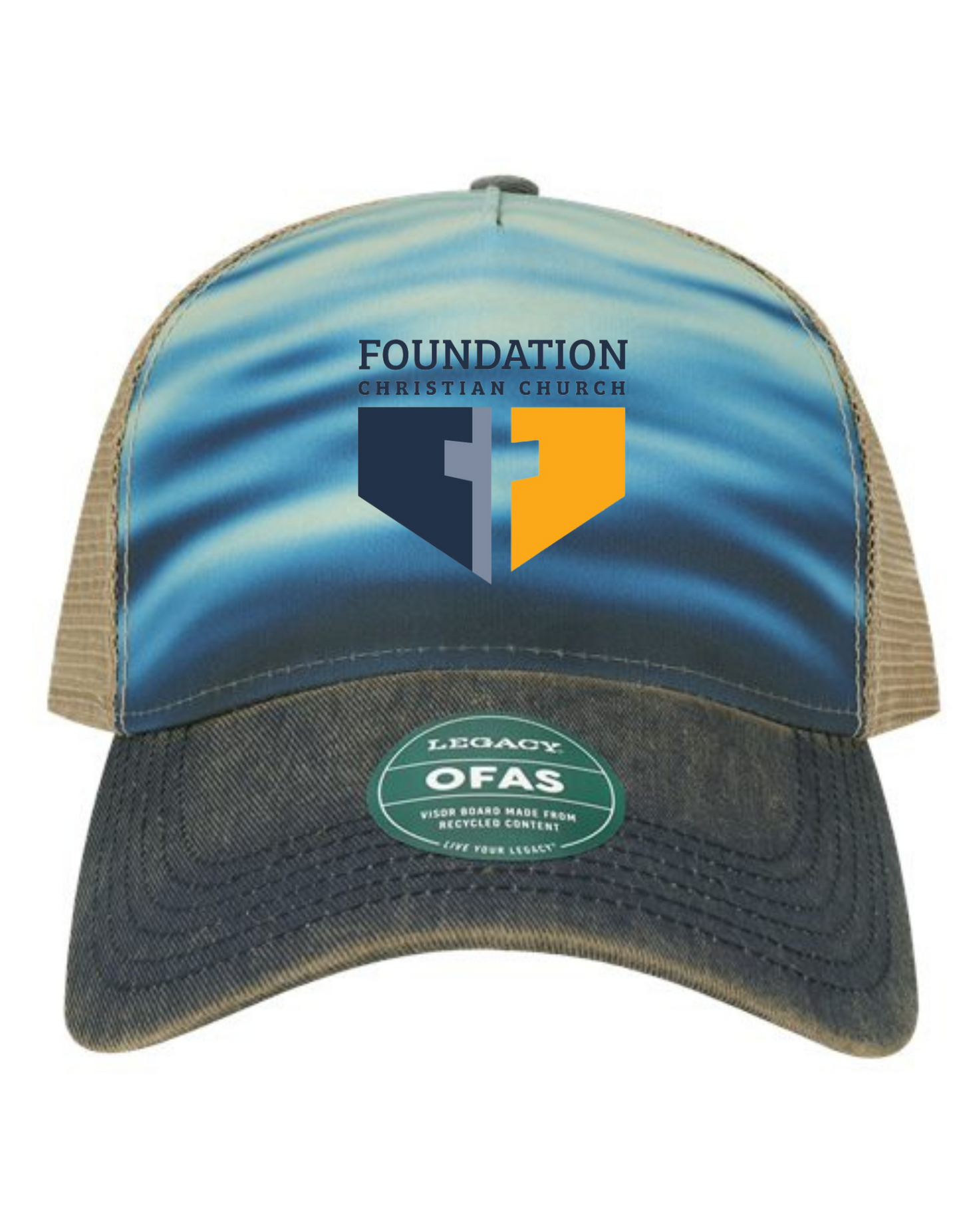 Foundation Christian Church Legacy Calm Waters Five Panel Trucker Snap Back Hat