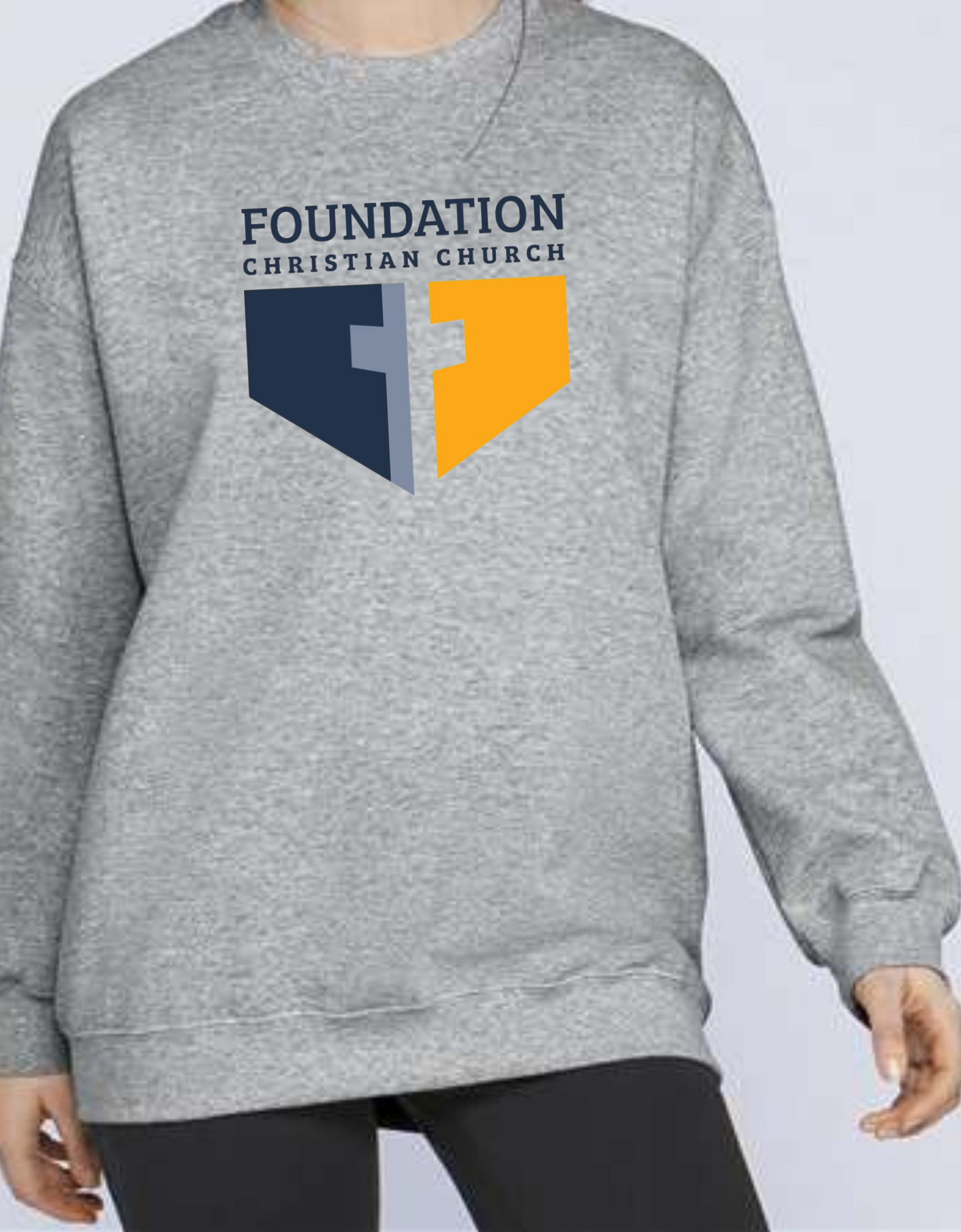 Foundation Christian Church Unisex Crewneck Sweatshirt Sizes S-5XL