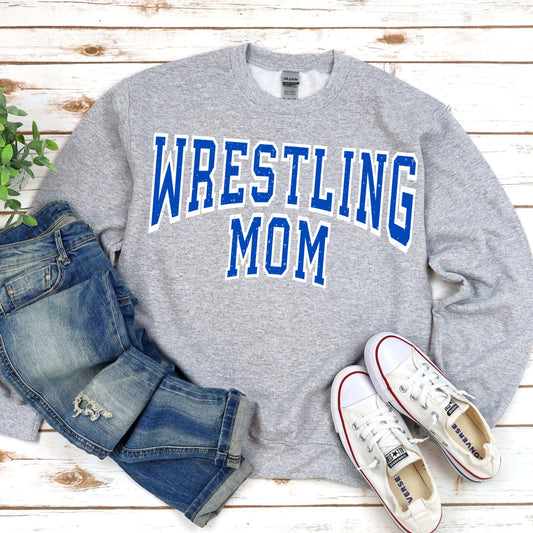 WRESTLING MOM SWEATSHIRT PERSONALIZATION INCLUDED SIZES S-4XL