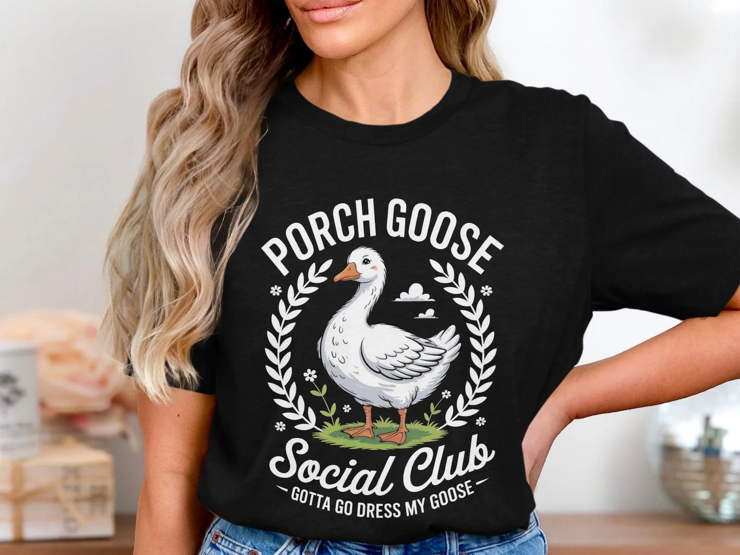 Porch Goose Social Club T-Shirt Unisex Sizes S-5XL, Join The Club!
