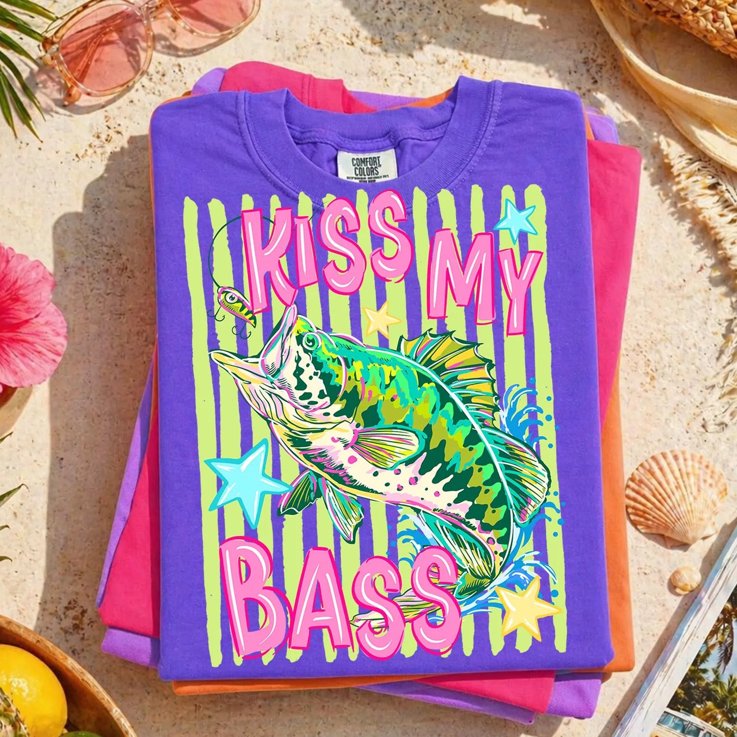 Lake Life  Comfort Colors® T-Shirt | Retro Lake Life Graphic Tee | Colorful Lake Life Shirt