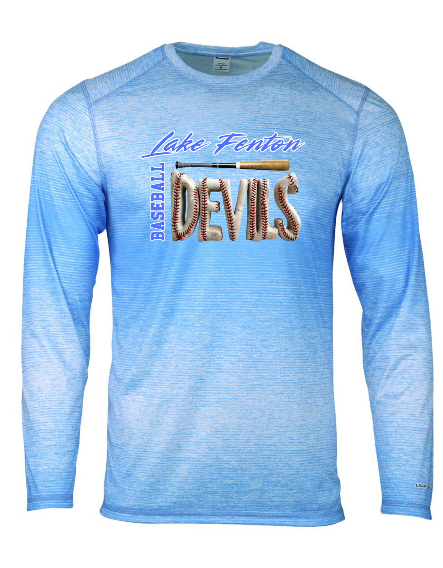 Lake Fenton Baseball Paragon UPF 50 Performance Adult Long Sleeve