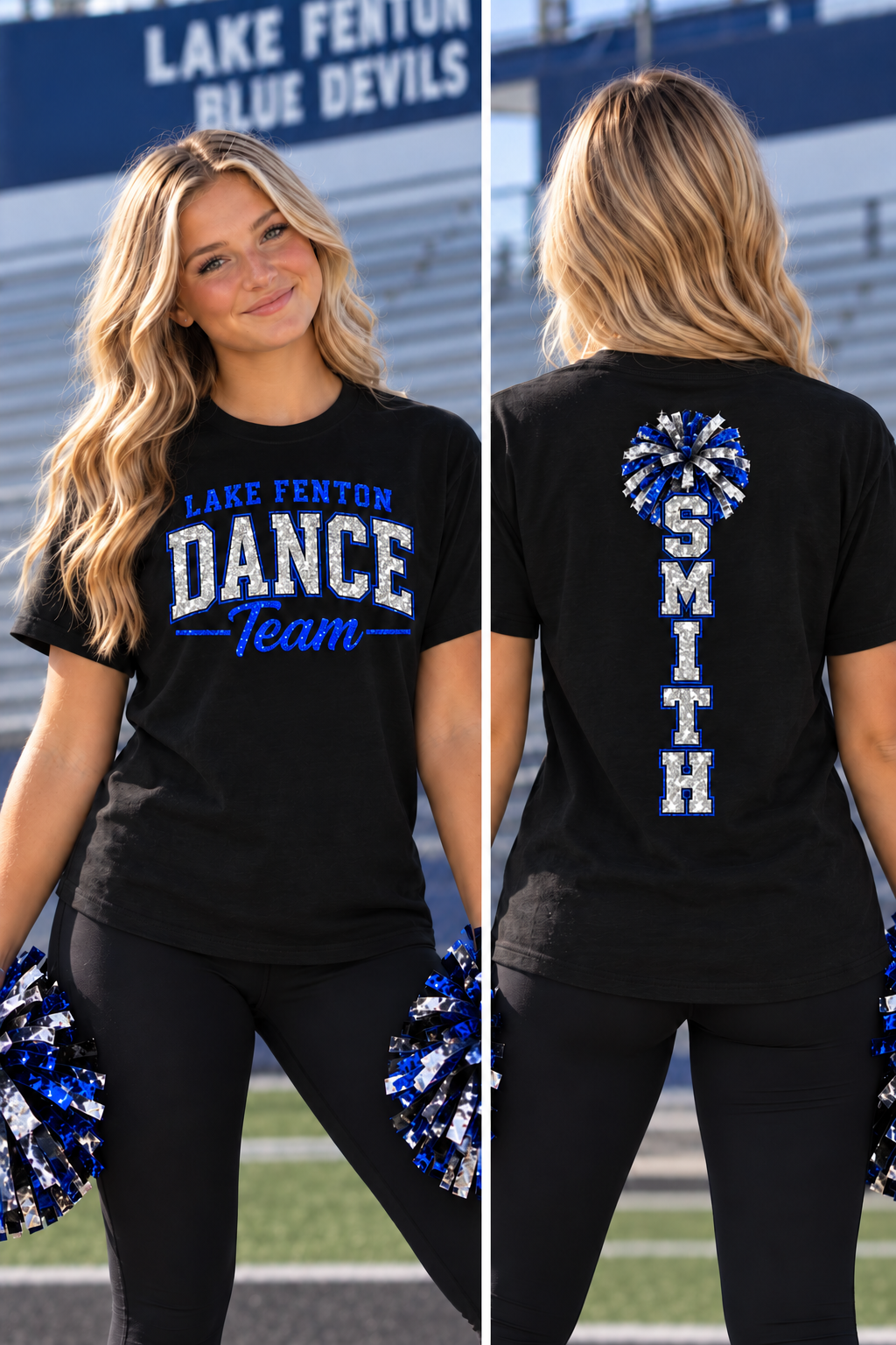 Lake Fenton Dance Team Glitter T-Shirt - Team Members Only