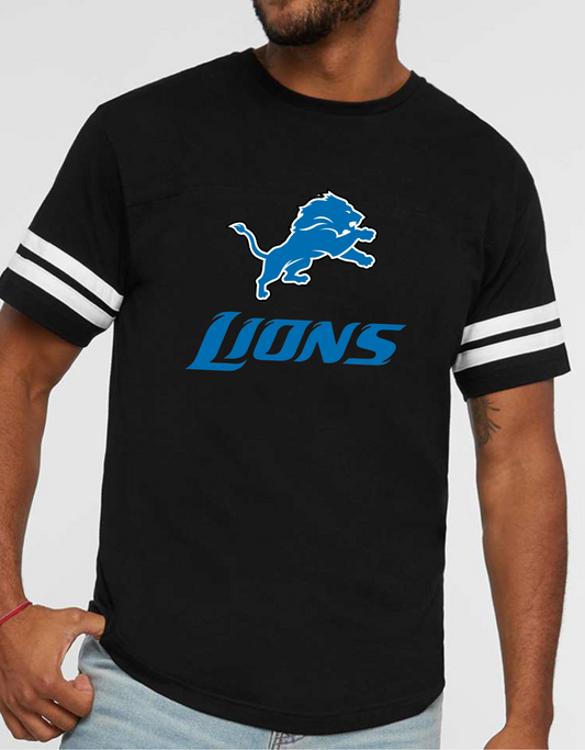 Lions Personalized Jersey LAT Unisex Adult Sizes S-3XL