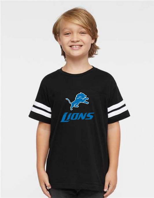 Lions Personalized Jersey LAT Unisex Youth  Sizes XS-XL