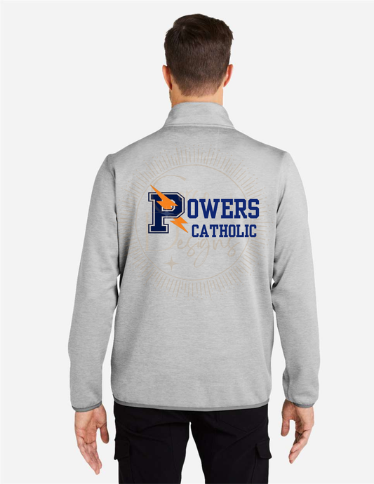 Powers Catholic High School  HUK Quarter Zip Adult Sizes S-3XL