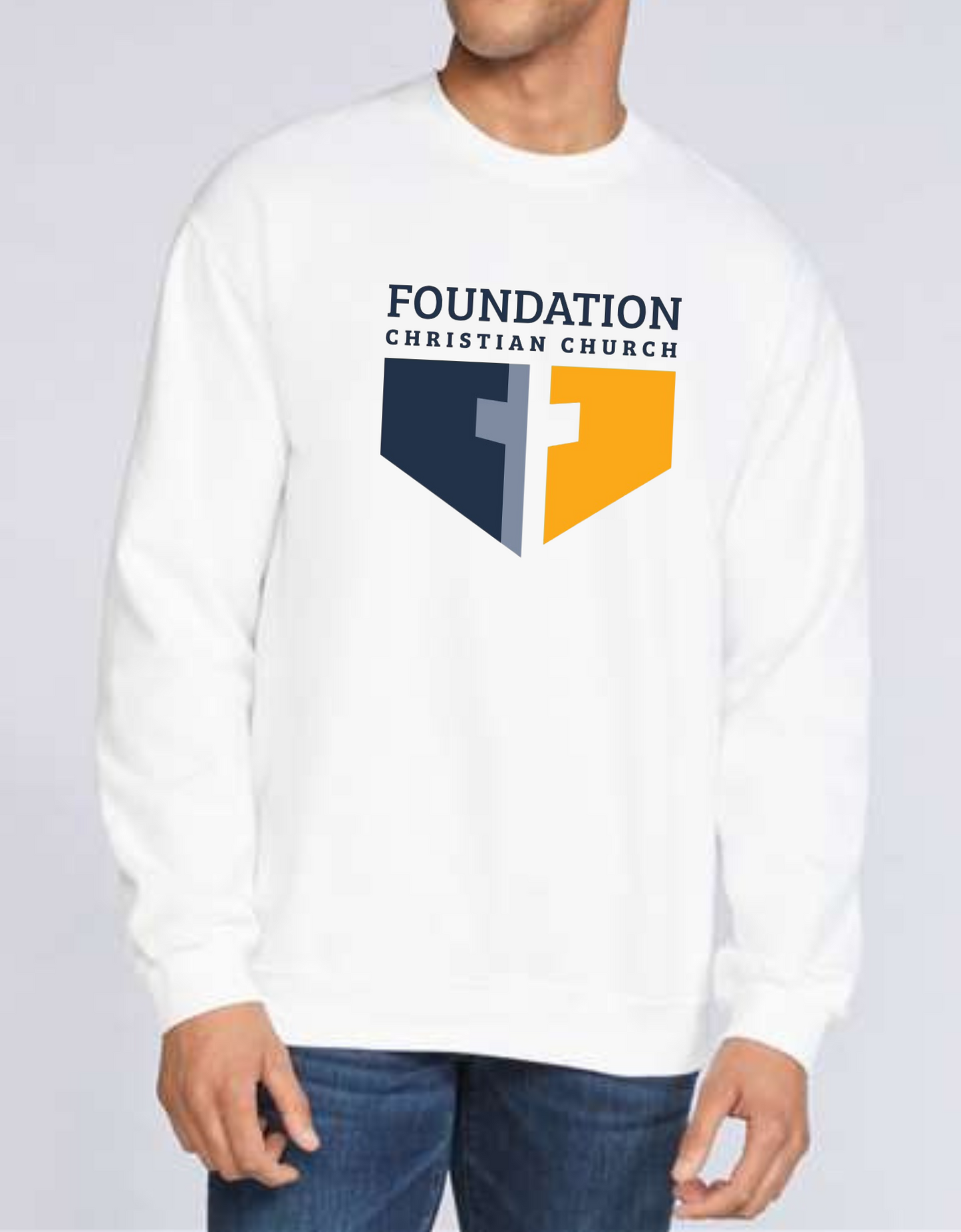 Foundation Christian Church Unisex Crewneck Sweatshirt Sizes S-5XL