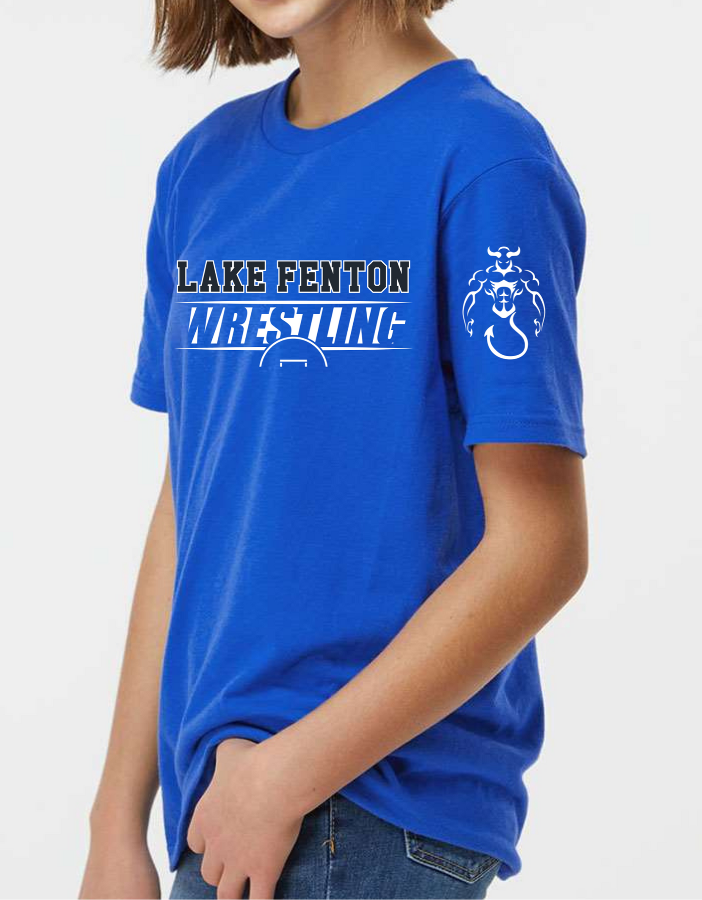 LAKE FENTON WRESTLING Youth Tultex SHORT SLEEVE T-SHIRT XS-XL
